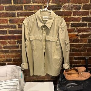 Madewell Work Shirt Safari Shirt Overshirt XL